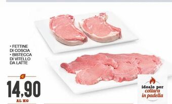 Fettine di coscia * bistecca di vitello da latte
