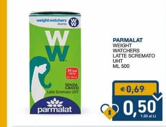 SeBón Supermercati Parmalat weight watchers latte scremato uht ml 500 offerta