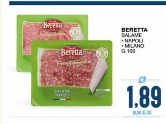 SeBón Supermercati Beretta salame napoli milano g 100 offerta