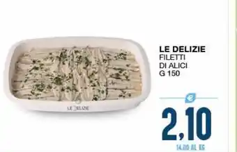 Le delizie filetti di alici g150