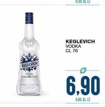 Keglevich vodka cl 70