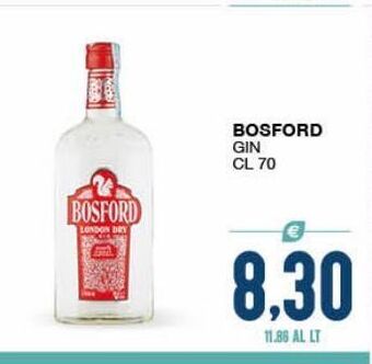 SeBón Supermercati Bosford gin cl 70 offerta