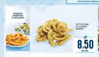 Fettuccine di totano panate