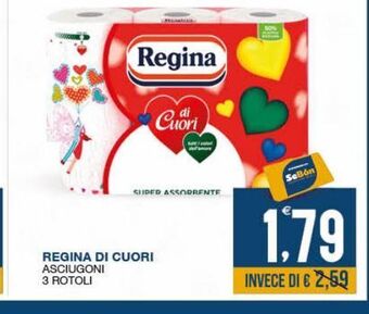 Regina di cuori asciugoni 3 rotoli