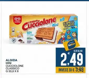 Cucciolone algida classico g 33 .8 x 8