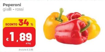 Coop Peperoni Gialli / Rossi offerta