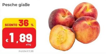 Coop Pesche Gialle offerta