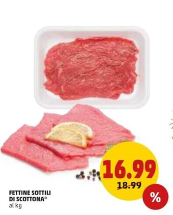 PENNY Fettine Sottili di Scottona offerta