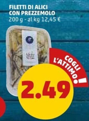 PENNY Filetti di Alici Con Prezzemolo 200 g offerta