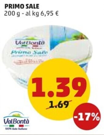 PENNY ValBontà Primo Sale 200 g offerta