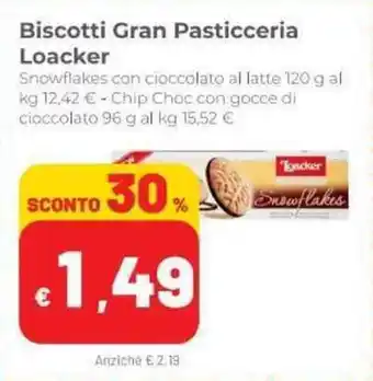 Coop Loacker Gran Pasticceria Biscotti 120g/ 96g offerta