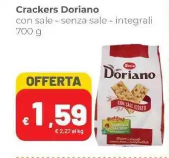 Coop Doria Doriano Crackers 700g offerta