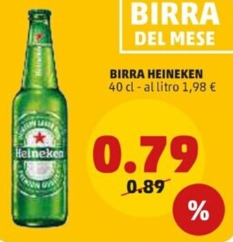 PENNY Heineken Birra 40 cl offerta