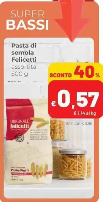 Coop Felicetti Pasta di semola 500g offerta