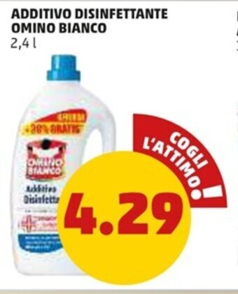 PENNY Omino Bianco Additivo Disinfettante 2,4 l offerta