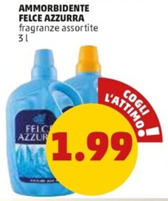 PENNY Felce Azzurra Ammorbidente fragranze assortite 3 l offerta