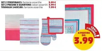 PENNY Set 2 Strofinacci fantasie assortite offerta