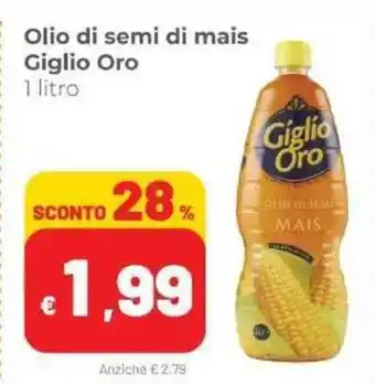 Coop Gíglío Oro Olio di semi di mais 1 litro offerta