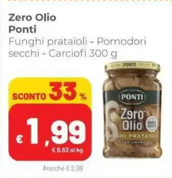 Coop Ponti Zero Olio 300g offerta