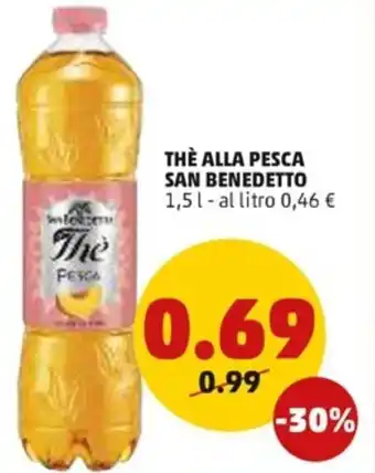 PENNY San Benedetto Thè Alla Pesca 1,5 l offerta