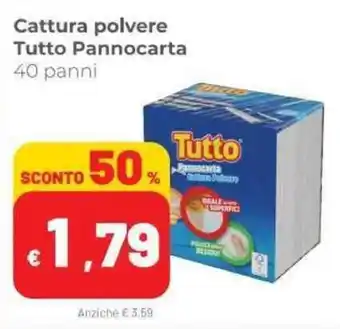 Coop Tutto Pannocarta Cattura Polvere 40 panni offerta