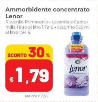 Coop Lenor Ammorbidente Concentrato 925ml offerta
