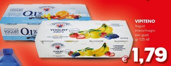Mercati Alimentari Vipiteno Yogurt intero/magro vari gusti gr 125 x8 offerta