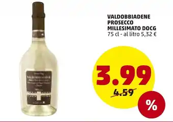 Valdobbiadene Prosecco Millesimato Docg 75cl