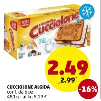 PENNY Algida Cucciolone Classico 6 pz 480g offerta