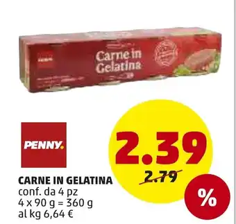PENNY Penny Carne in Gelatina 4pz x 90g offerta