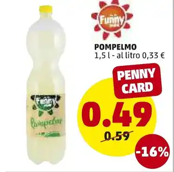 PENNY Funny Pompelmo 1,5L offerta