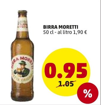 PENNY Moretti Birra 50cl offerta