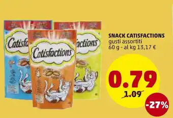 PENNY Catisfactions Snack 60g offerta
