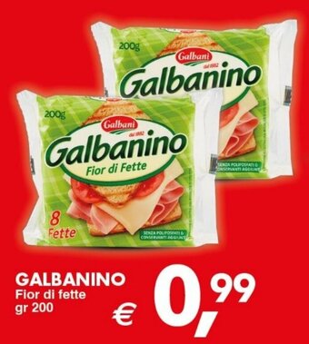 Galbanino Fior di fette gr 200