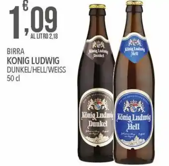 Konig Ludwig Birra dunkel/Hell/weiss 50 cl