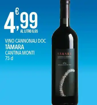 Iper Nonna Isa Tàmara Vino cannonau doc cantina monti 75 cl offerta