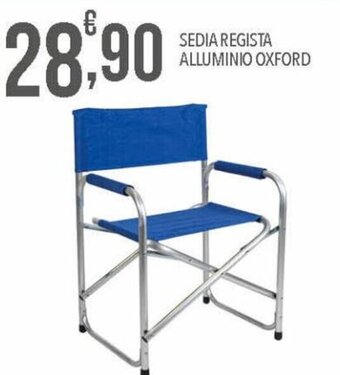 Sedia Regista alluminio oxford