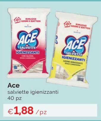 Prodet Ace salviette igienizzanti 40 pz offerta