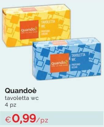 Quandoè tavoletta wc 4 pz