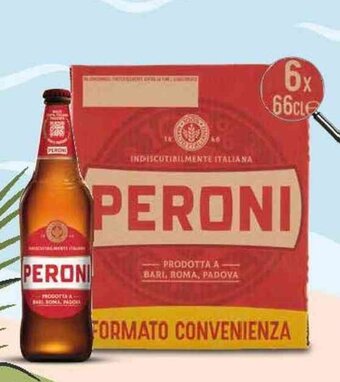 Supermercati Piccolo Peroni birra 66 cl x 6 offerta