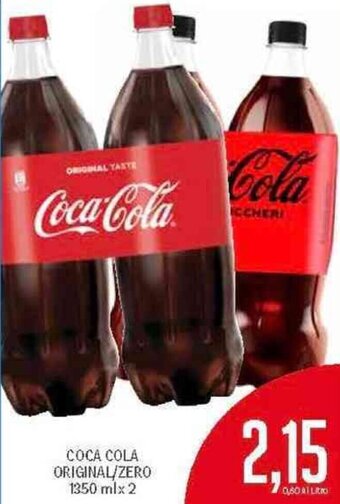 Supermercati Piccolo Coca Cola Original/zero 1350 ml x 2 offerta