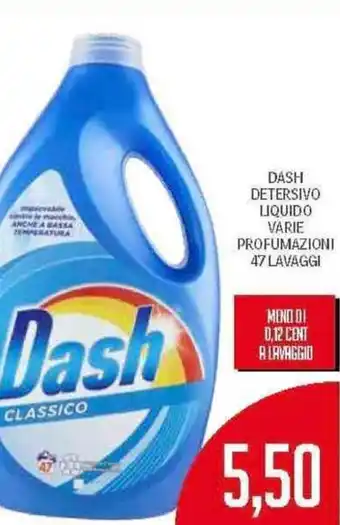 Supermercati Piccolo Dash Detersivo liquido varie profumazioni 47 lavaggi offerta