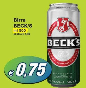Beck's Birra 500 ml
