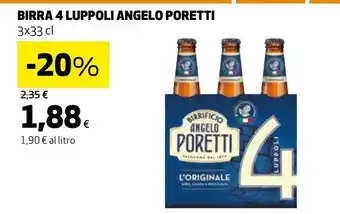 Ipercoop Birra 4 luppoli angelo poretti offerta