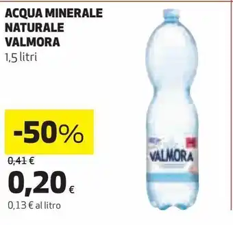 Coop Acqua minerale naturale valmora 1.5 l offerta