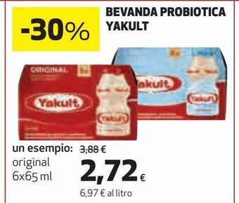 Bevanda probiotica yakult - es originale 6x65ml