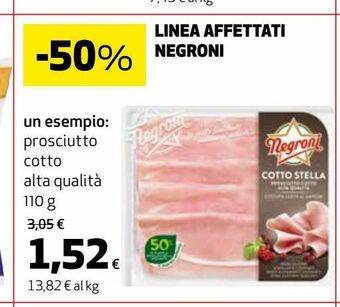 Ipercoop Linea affettati negroni offerta