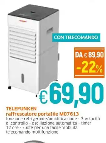 Famila Telefunken raffrescatore portatile M07613 offerta