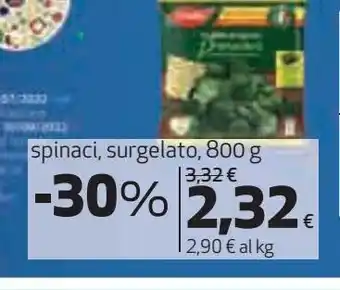 Spinaci surgelati 800g