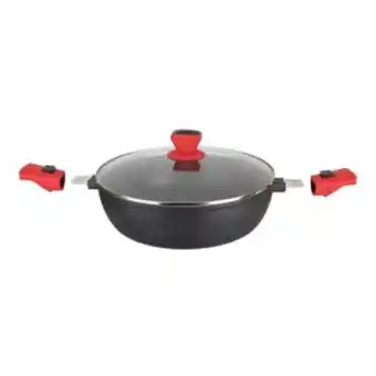 Tegame 28 cm con coperchio e manici staccabili easy click